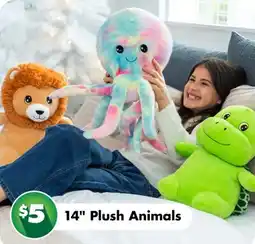 Dollar Tree 14 Plush Animals offer