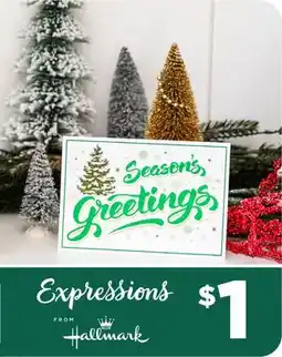 Dollar Tree Holiday Expressions from Hallmark Greeting Cards offer