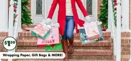 Dollar Tree Wrapping Paper, Gift Bags & MORE! offer
