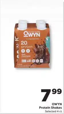 Weis Markets OWYN Protein Shakes offer