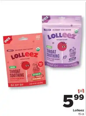 Weis Markets Lolleez offer