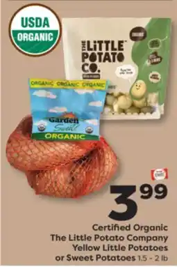 Weis Markets Certified Organic The Little Potato Company Yellow Little Potatoes or Sweet Potatoes offer