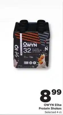 Weis Markets OWYN Elite Protein Shakes offer