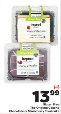Weis Markets Gluten Free The Original Cakerie Chocolate or Strawberry Shortcake offer
