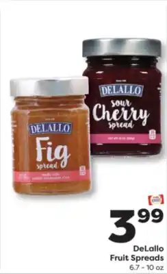 Weis Markets DeLallo Fruit Spreads offer