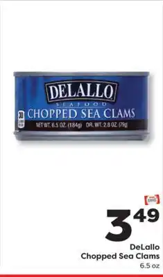 Weis Markets DeLallo Chopped Sea Clams offer
