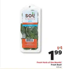 Weis Markets Fresh Basil offer