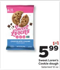 Weis Markets Sweet Loren's Cookie dough offer