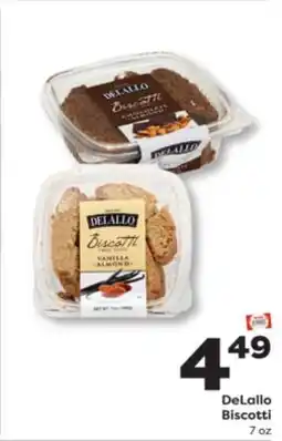 Weis Markets DeLallo Biscotti offer