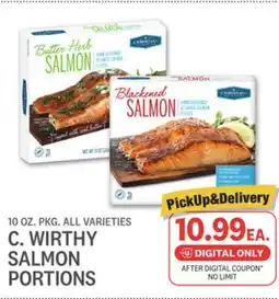 Kings Food Markets C. WIRTHY SALMON PORTIONS offer