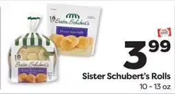 Weis Markets Sister Schubert's Rolls offer