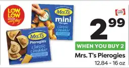 Weis Markets Mrs. T's Pierogies offer