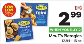Weis Markets Mrs. T's Pierogies offer