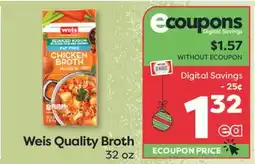 Weis Markets Weis Quality Broth offer