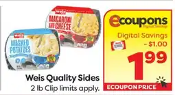 Weis Markets Weis Quality Sides offer