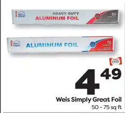 Weis Markets Weis Simply Great Foil offer