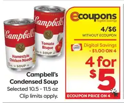 Weis Markets Campbell's Condensed Soup offer