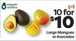 Weis Markets Large Mangoes or Avocados offer
