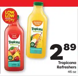 Weis Markets Tropicana Refreshers offer