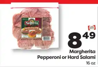 Weis Markets Margherita Pepperoni or Hard Salami offer