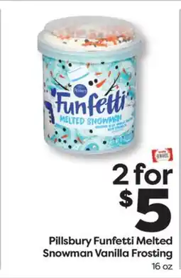 Weis Markets Pillsbury Funfetti Melted Snowman Vanilla Frosting offer