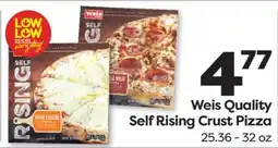 Weis Markets Weis Quality Self Rising Crust Pizza offer