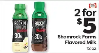 Weis Markets Shamrock Farms Flavored Milk offer