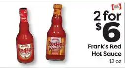 Weis Markets Frank's Red Hot Sauce offer