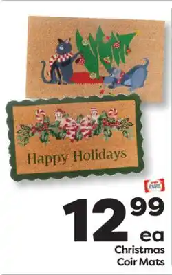 Weis Markets Christmas Coir Mats offer