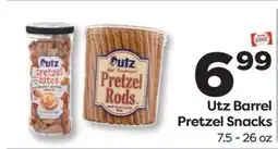 Weis Markets Utz Barrel Pretzel Snacks offer