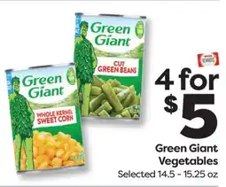 Weis Markets Green Giant Vegetables offer