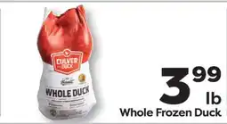 Weis Markets Whole Frozen Duck offer