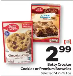 Weis Markets Betty Crocker Cookies or Premium Brownies offer