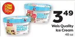 Weis Markets Weis Quality Ice Cream offer