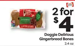 Weis Markets Doggie Delirious Gingerbread Bones offer