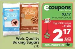 Weis Markets Weis Quality Baking Sugars offer