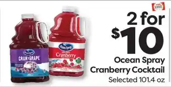 Weis Markets Ocean Spray Cranberry Cocktail offer