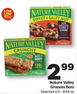 Weis Markets Nature Valley Granola Bars offer