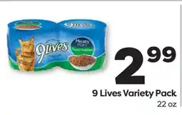Weis Markets 9 Lives Variety Pack offer