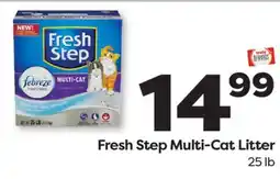 Weis Markets Fresh Step Multi-Cat Litter offer