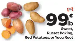 Weis Markets Sweet, Russet Baking, Red Potatoes, or Yuca Root offer