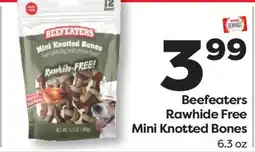 Weis Markets Beefeaters Rawhide Free Mini Knotted Bones offer