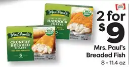 Weis Markets Mrs. Paul's Breaded Fish offer