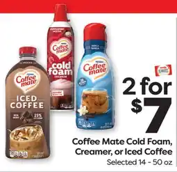 Weis Markets Coffee Mate Cold Foam, Creamer, or Iced Coffee offer