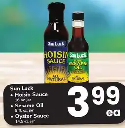 ACME Sun Luck Hoisin Sauce 16 oz. jar Sesame Oil 5 fl. oz. jar Oyster Sauce 14.5 oz. jar offer