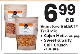 ACME Signature SELECT Trail Mix Cajun Hot 20 oz. pkg., Sweet & Salty Chili Crunch 23 oz. pkg offer