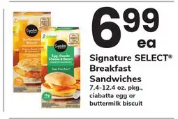 ACME Signature SELECT Breakfast Sandwiches offer