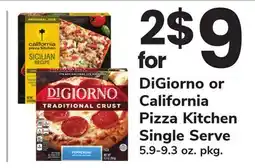 ACME DiGiorno or California Pizza Kitchen Single Serve offer