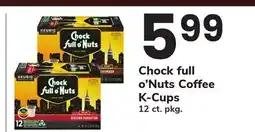 ACME Chock full o'Nuts Coffee K-Cups offer