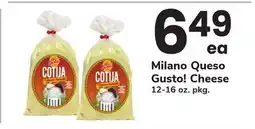 ACME Milano Queso Gusto! Cheese offer